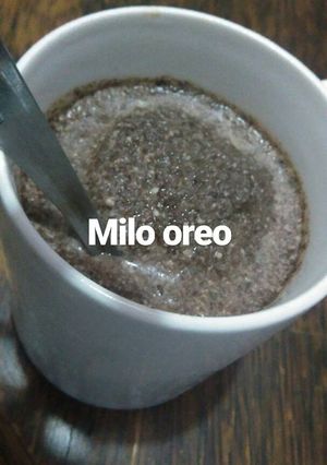 Foto resep Ice blended milo oreo