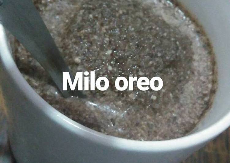 Resep Ice blended milo oreo oleh Fitria Tanata - Cookpad