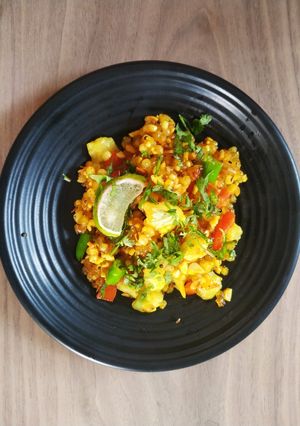 A picture of Sabudana khichdai.