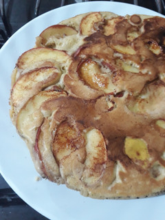 Una foto de Torta de Manzana en Sartén