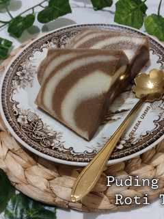 Foto resep Puding Zebra Roti Tawar