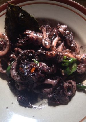Foto resep Cumi hitam
