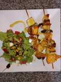 Brocheta de pechuga,🕓 rápida y fácil 👌