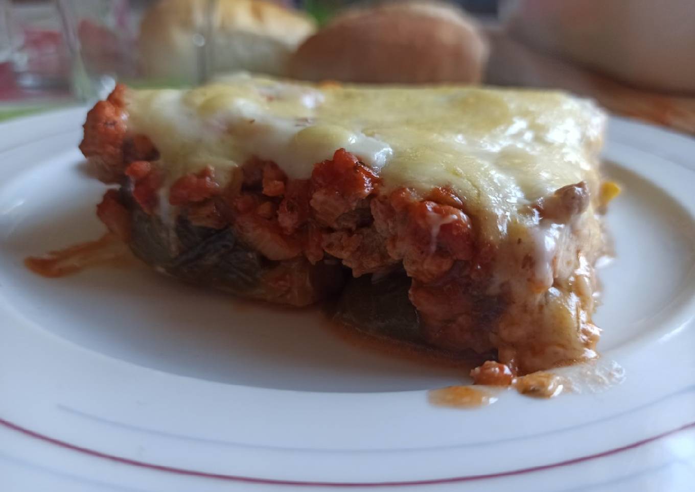 Repollitos con bolognesa de cerdo