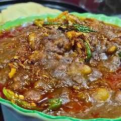 Chole bhature A picture of Chole bhature.