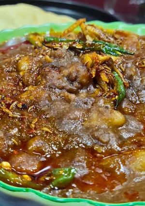 A picture of Chole bhature.