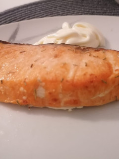 Una foto de Salmón en Airfryer