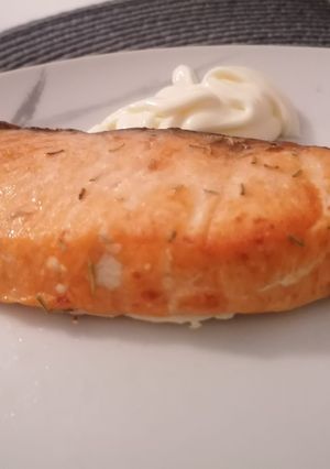 Una foto de Salmón en Airfryer