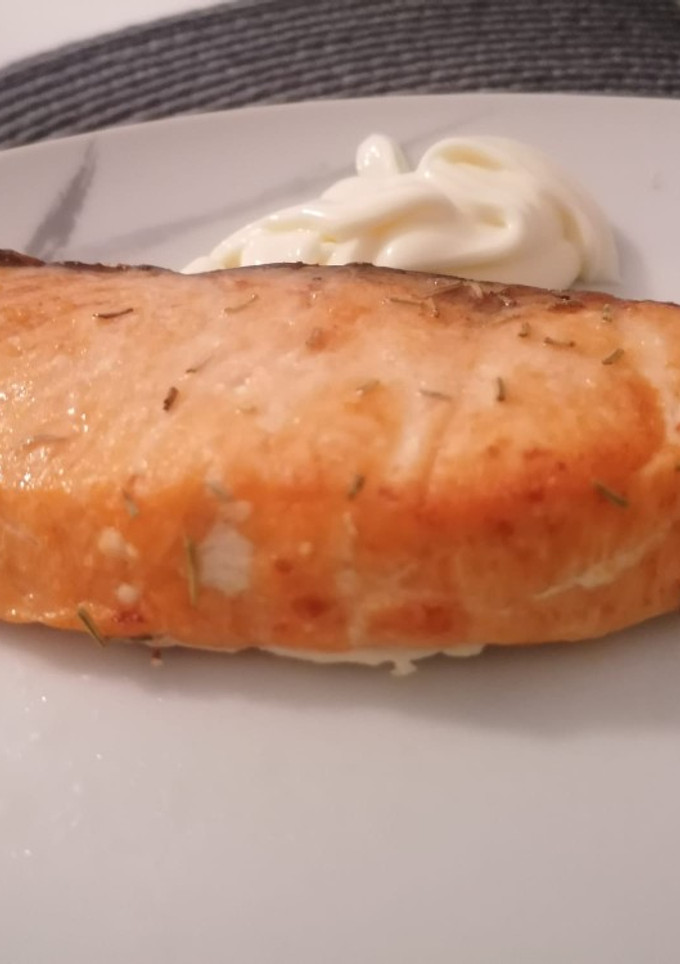 Una foto de Salmón en Airfryer