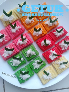 Foto resep Getuk Singkong Rainbow