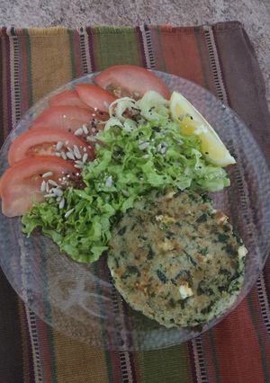 Una foto de Hamburguesas de avena espinaca y ricota