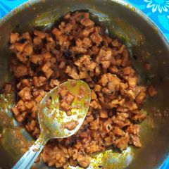A picture of Carrot pickle/ gajar ka aachar.