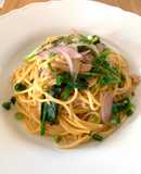 Butter Soy Sauce Tuna and Vegetable Japanese-Style Pasta