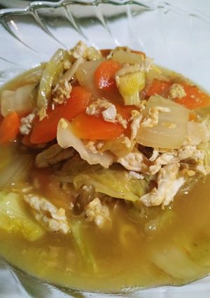 Foto resep Oseng Sayur Telur