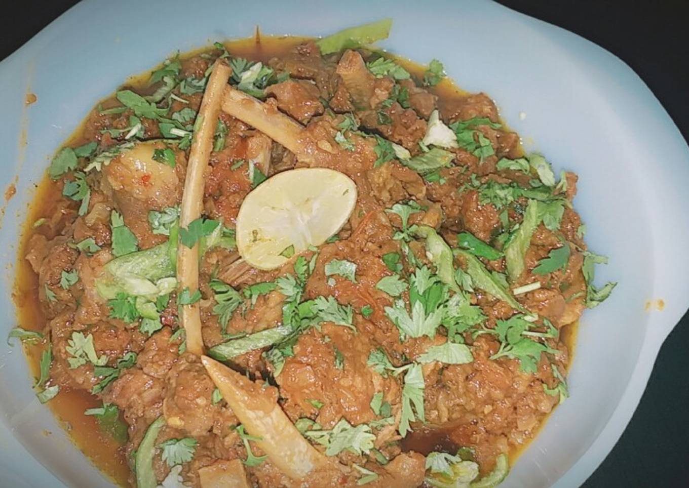 Mutton chops karhai