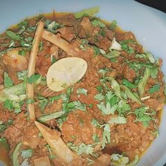 A picture of Mutton chops karhai.