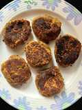 Leftover black chickpeas kebab