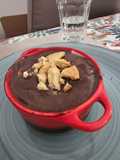 Vasito de galletas y chocolate