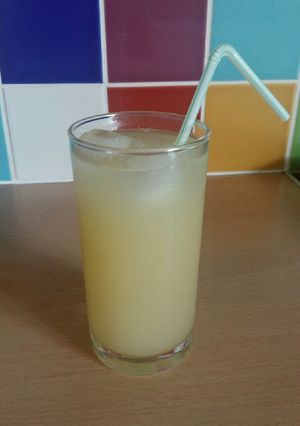 A picture of Vickys Homemade Pineappleade, GF DF EF SF NF.