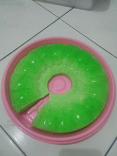 Foto resep Puding lumut instan with fla