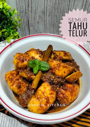 Foto resep Semur Tahu Telur (Pelengkap Nasi Uduk)