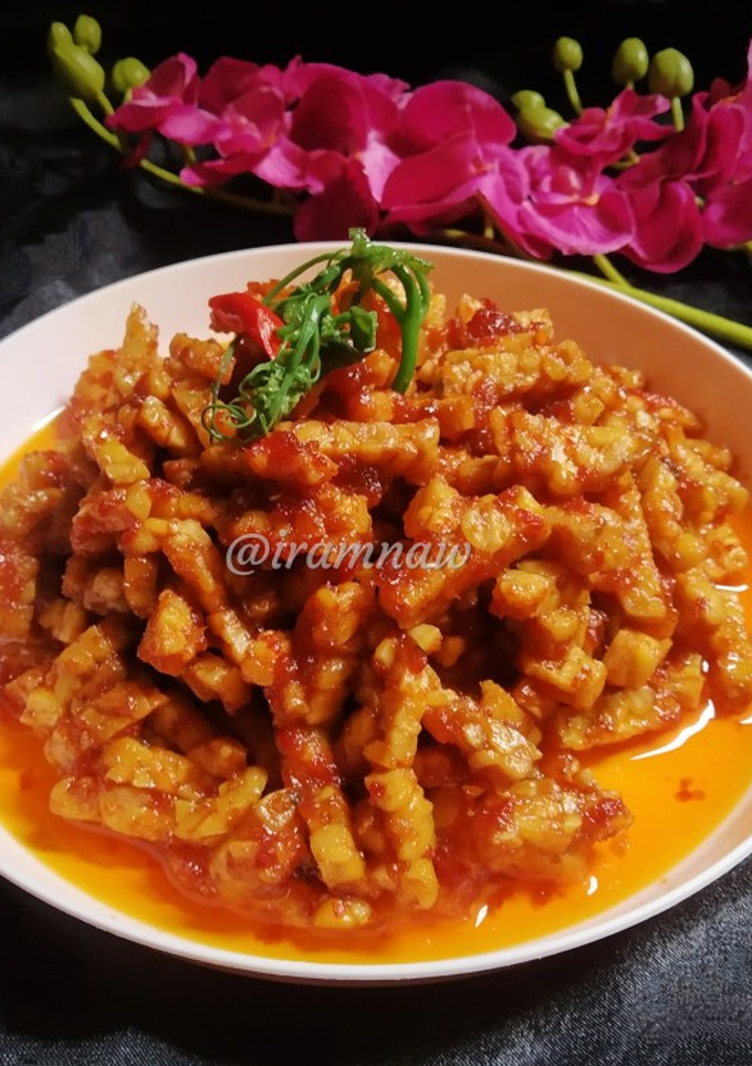 Foto resep Orek tempe basah bumbu gula asem