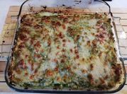 Una foto di fagiolini al forno