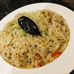 A picture of Beans Pulao.