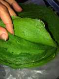 Creps de espinaca