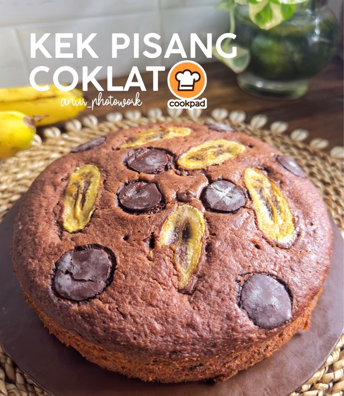 Gambar Kek Pisang Coklat