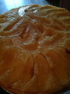 Una foto de 🍎tarta invertida de manzana 🍎