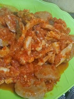 Foto resep Ayam suir bakso balado