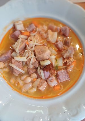 Babgulyás gazdagon recept fotója