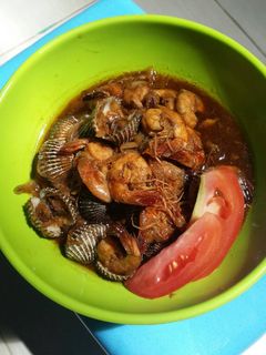 Foto resep Udang~kerang saus tiram