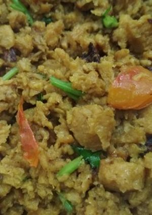 A picture of Soyabean ka Keema.