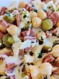 Ensalada de garbanzos con longaniza de Payés