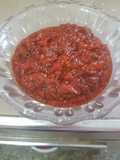 Salsa para pizzas con sazones en polvo