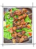 Grilled sesame mutton skewers