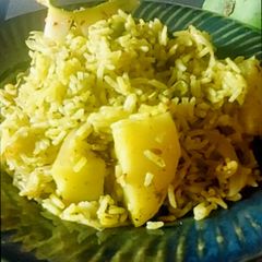 A picture of Mango Mint Pulao.