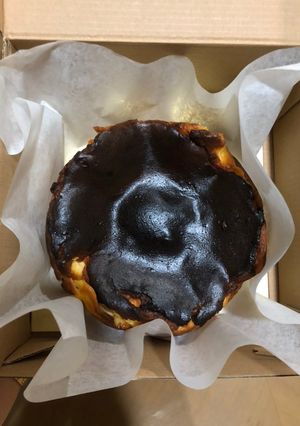 Foto resep Basque burnt cheesecake