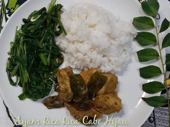 Langkah Mudah untuk Membikin Resep Ayam Rica Rica Cabe Hijau (Daun Kari) yang  Bikin Ketagihan Anti Ribet, Lezat