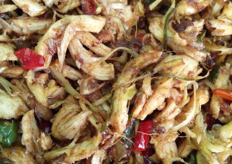 Resep Ayam Suwir Kecombrang oleh Senja - Cookpad