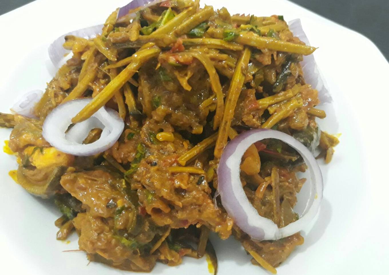 Isi egwu(goat head) and ugba