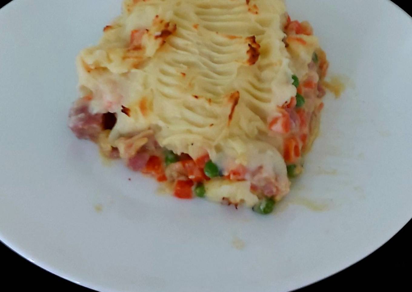 My Left over Gammon Creamy Pie ðŸ¤—ðŸ¤—