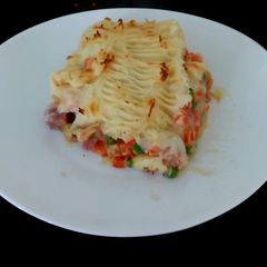 A picture of My Left over Gammon Creamy Pie 🤗🤗.