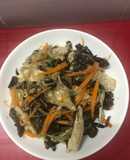 Miến xào thập cẩm ức gà