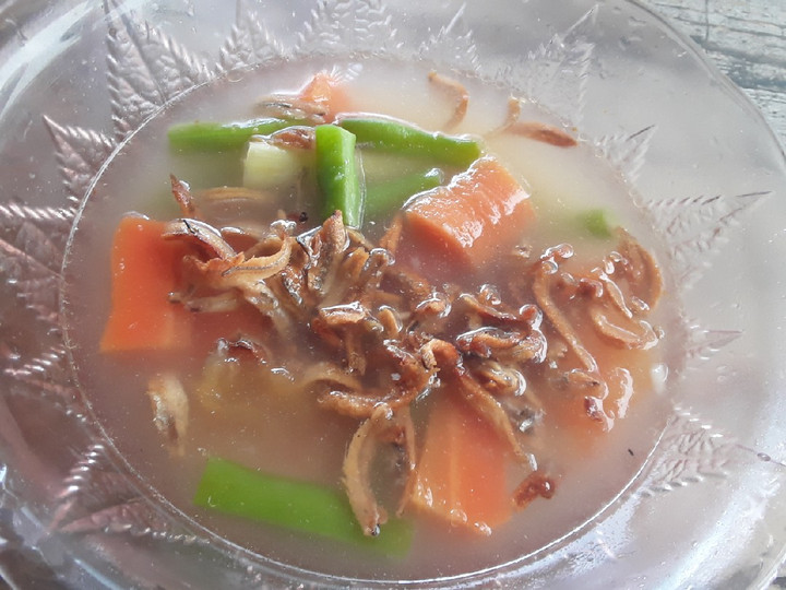 Resep Sup sayur dengan ikan bilis Anti Gagal