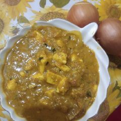 Dhaba style paneer do pyaza A picture of Dhaba style paneer do pyaza.