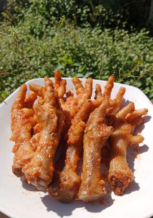 Foto resep 43 & 44. Ceker Pedas