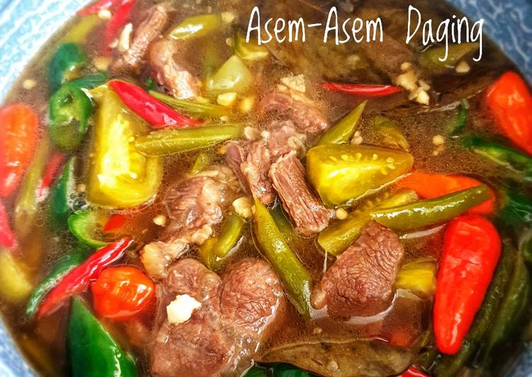 Rahasia Bikin Asem Asem Daging Anti Gagal